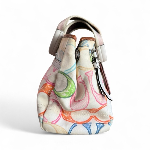 Vintage Coach Patterned Bag - Picture 4 of 8